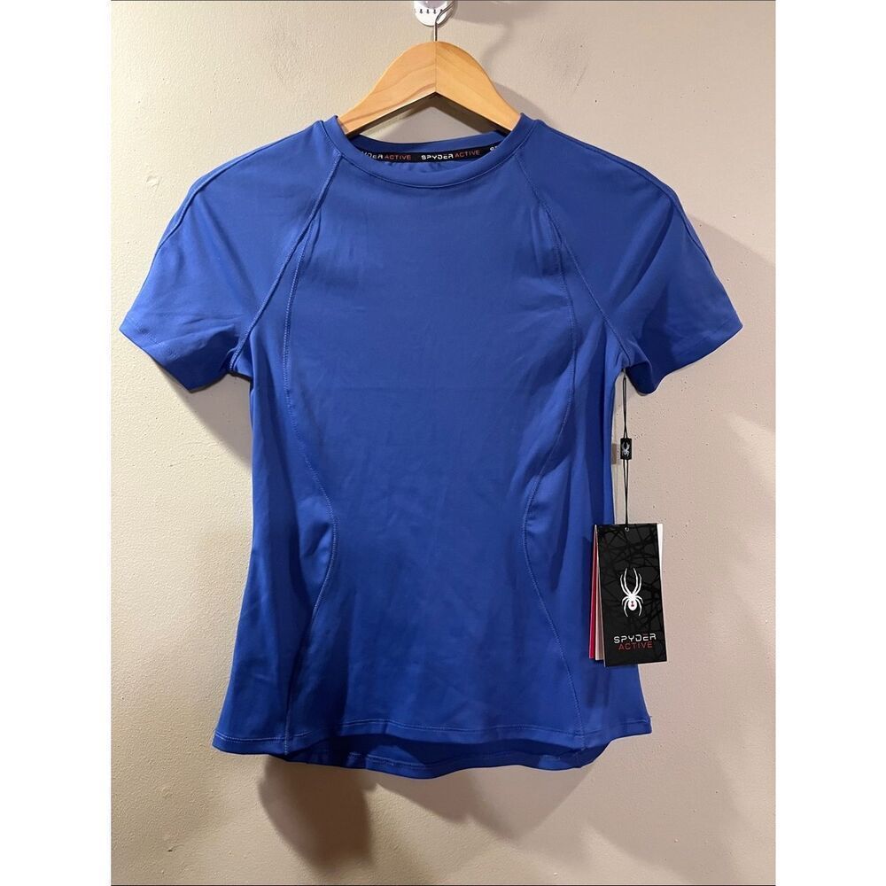 Spyder Women’s Short Sleeve Performance Tee — Royal Blue